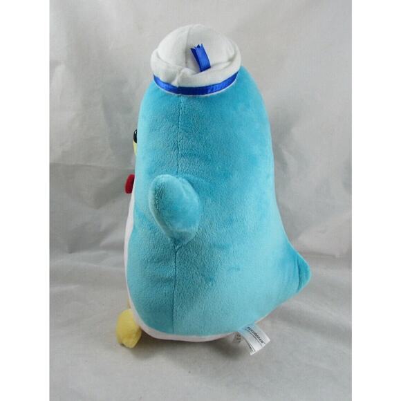 Sanrio Hello Kitty Friend Tuxedo Sam Stuffed Blue Penguin Animal 12 Inch Fiesta - Picture 2 of 8